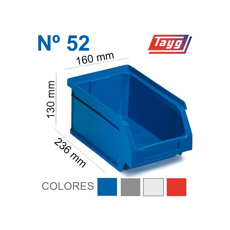 Gaveta apilable Tayg Nº 52  (color a elegir)- 15 unidades, comprar online