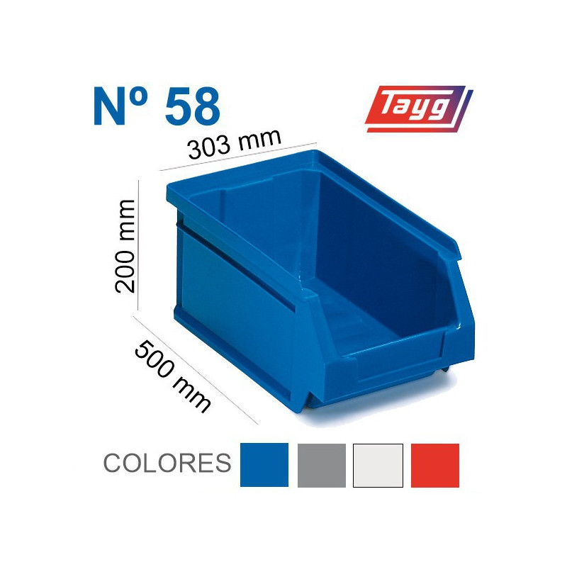 Gaveta apilable Tayg Nº 58  (color a elegir) - 12 unidades, comprar online