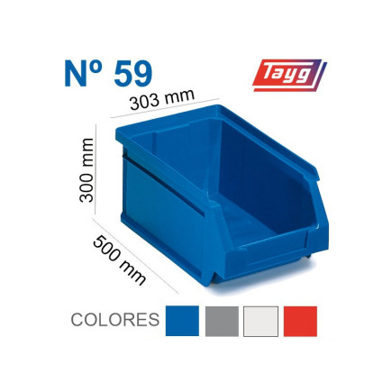 Gaveta apilable Tayg Nº 59  (color a elegir) - 6 unidades, comprar online