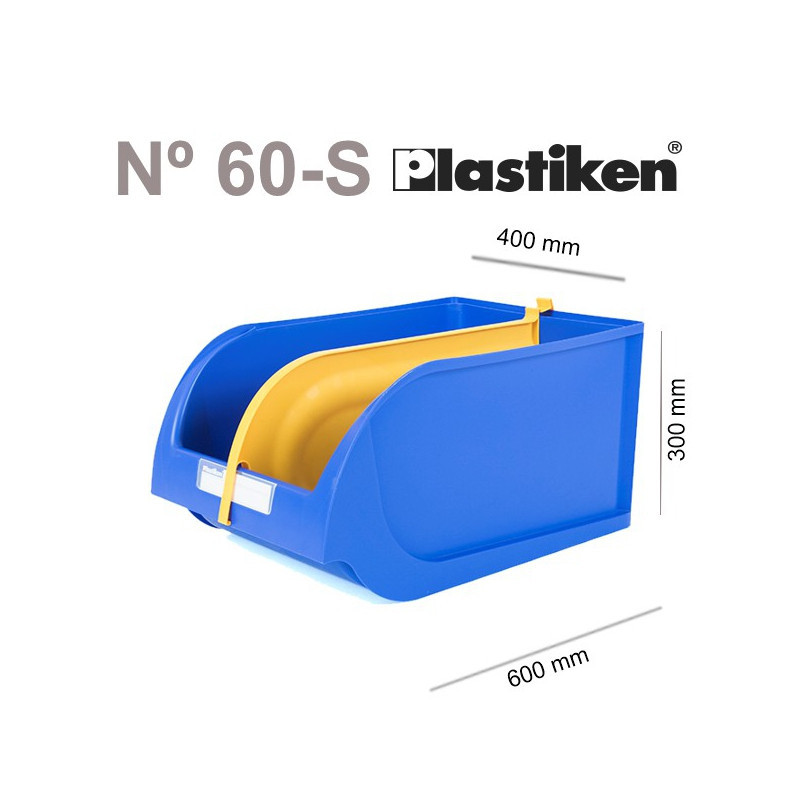 Caja de 6 Gavetas Plastiken N.60 (40cm) con separador Caja de 6 Gavetas Plastiken N.60 (40cm) con separador