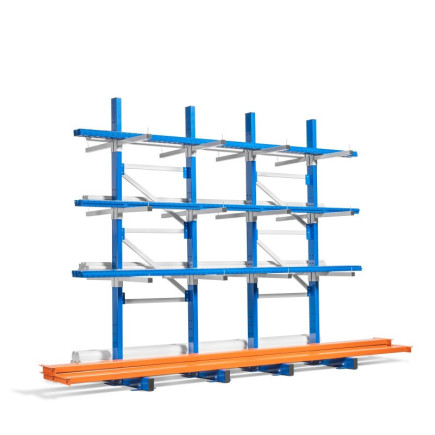Estantería Cantilever Media Carga – 1 o 2 Caras – Gamalux