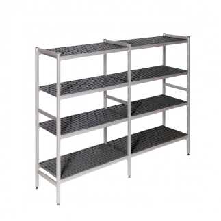 Estantería aluminio Tedhinox para cámaras frigoríficas | Uso alimentario