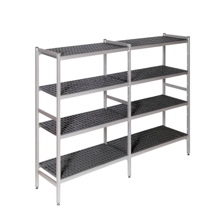 Estantería aluminio Tedhinox para cámaras frigoríficas | Uso alimentario