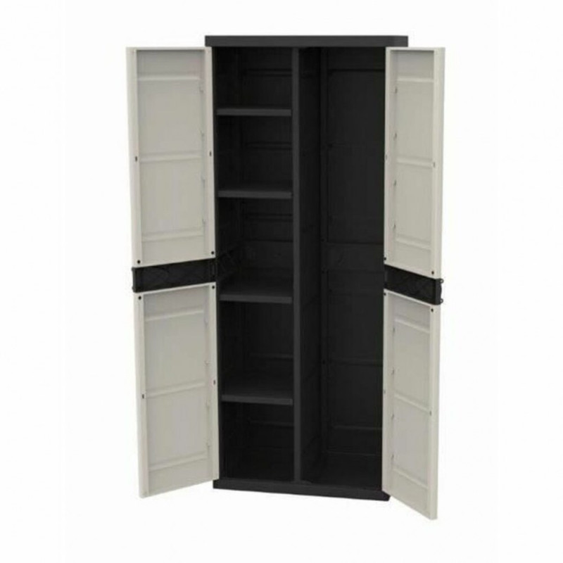 Armario Escobero Titanium Plastiken 70 cm Negro Armario Escobero Titanium Plastiken 70 cm Negro