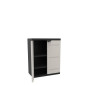 Medio Armario Titanium Plastiken 70 cm Negro