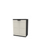 Medio Armario Titanium Plastiken 70 cm Negro