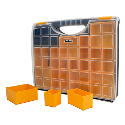 Estuche Plastiken con cajoncitos 41cm | 21 cajones extraíbles – Gamalux