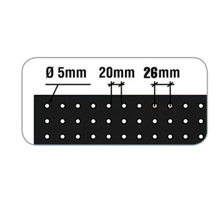 Panel perforado herramientas SimonRack | Gamalux