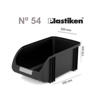 Caja de 9 Gavetas apilables Plastiken N.54 (21cm)