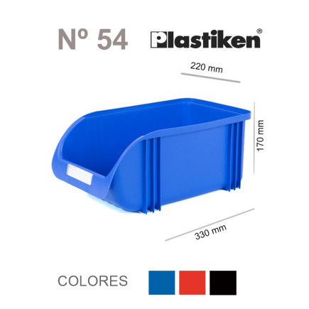 Caja de 9 Gavetas apilables Plastiken N.54 (21cm)