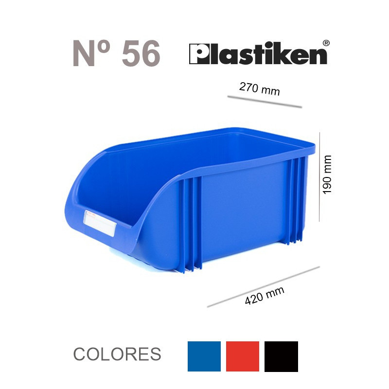 Caja de 6 Gavetas apilables Plastiken N.56 (27cm)