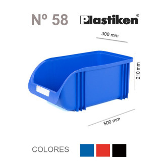 Caja de 6 Gavetas apilables Plastiken N.58 (30cm)