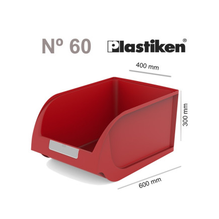 Caja de 6 Gavetas apilables Plastiken N.60 (40cm)