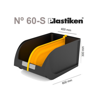 Caja de 6 Gavetas Plastiken N.60 (40cm) con separador