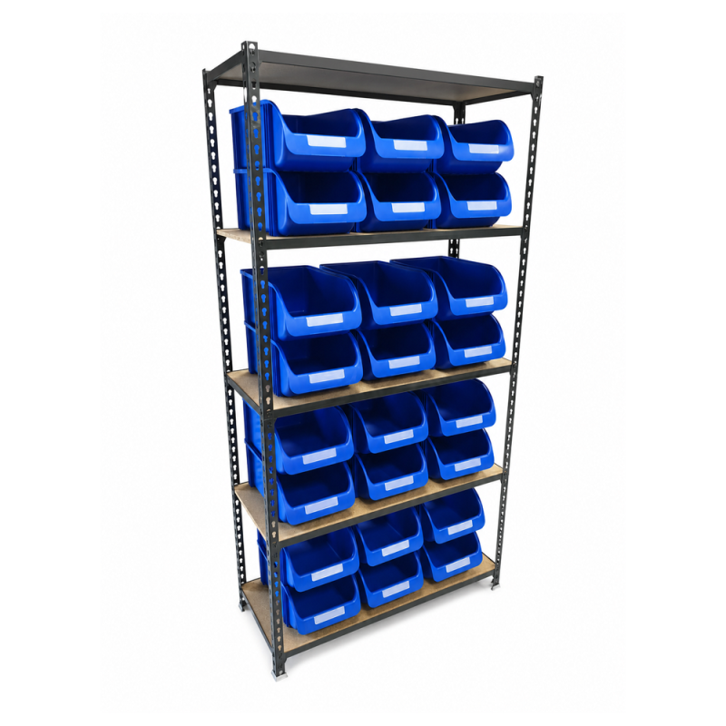 Estantería Organizadora SimonClick con 24 Gavetas Plastiken Estantería Organizadora SimonClick con 24 Gavetas Plastiken