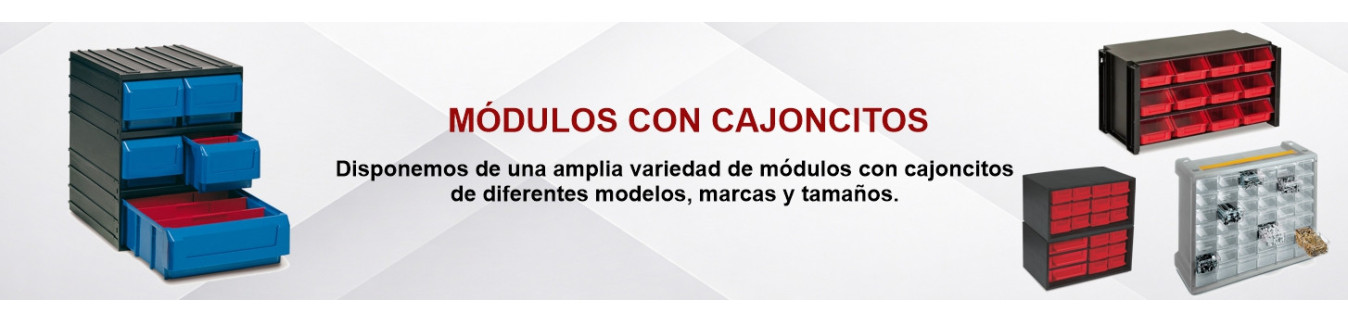 Módulos con Cajoncitos
