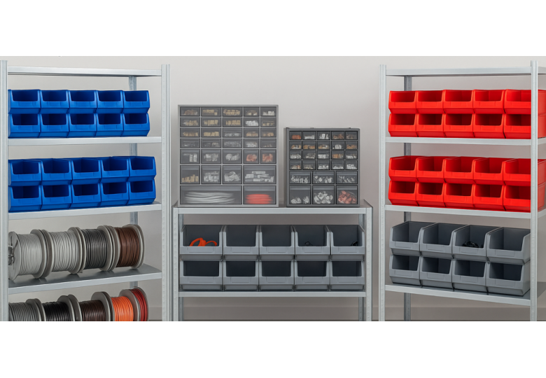 Estanterías para almacenes eléctricos: cómo organizar un espacio eficiente y sin errores en el suministro de material | Gamalux